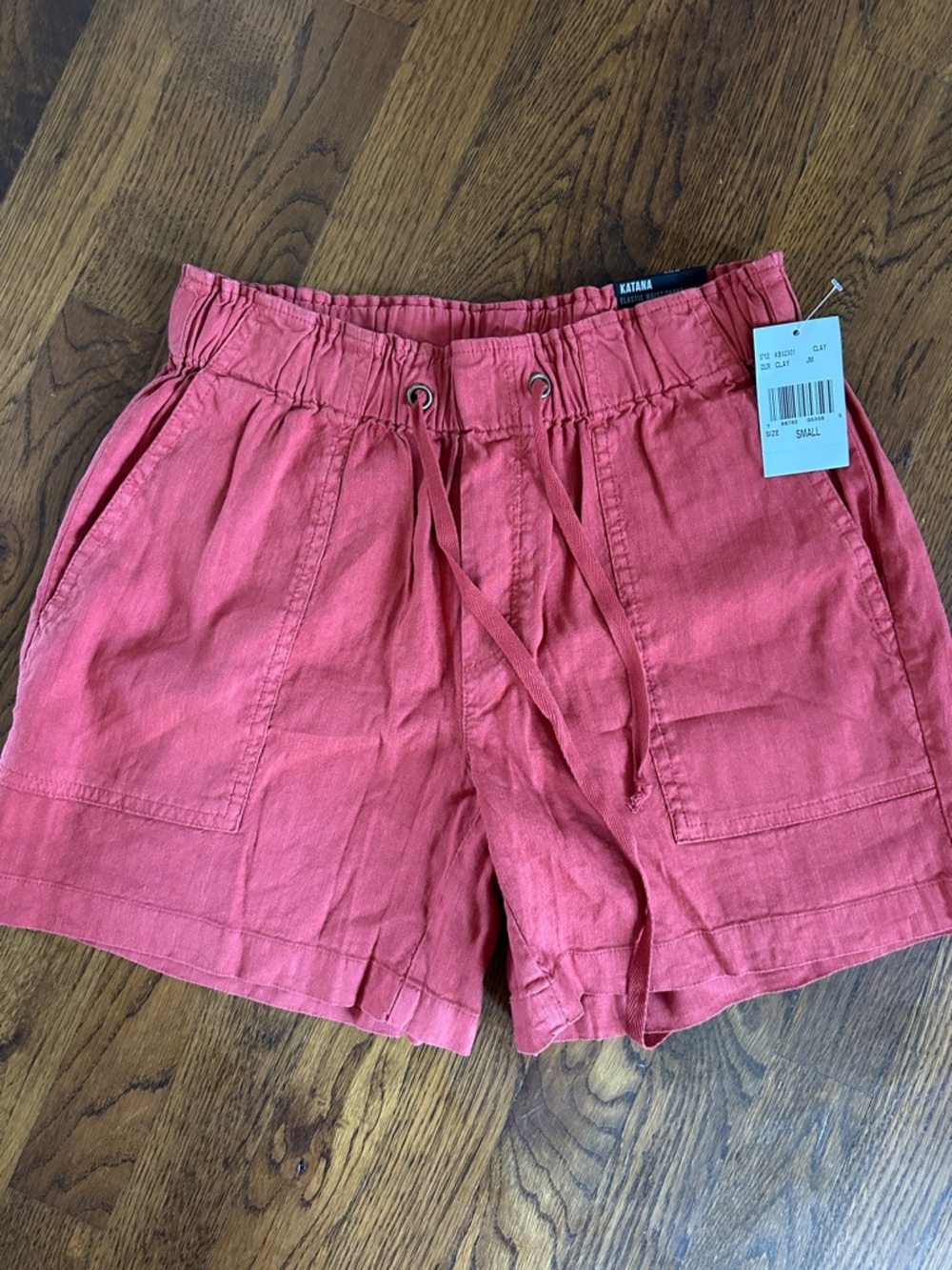 Kut From The Kloth Coral Drawstring High Waist Shorts